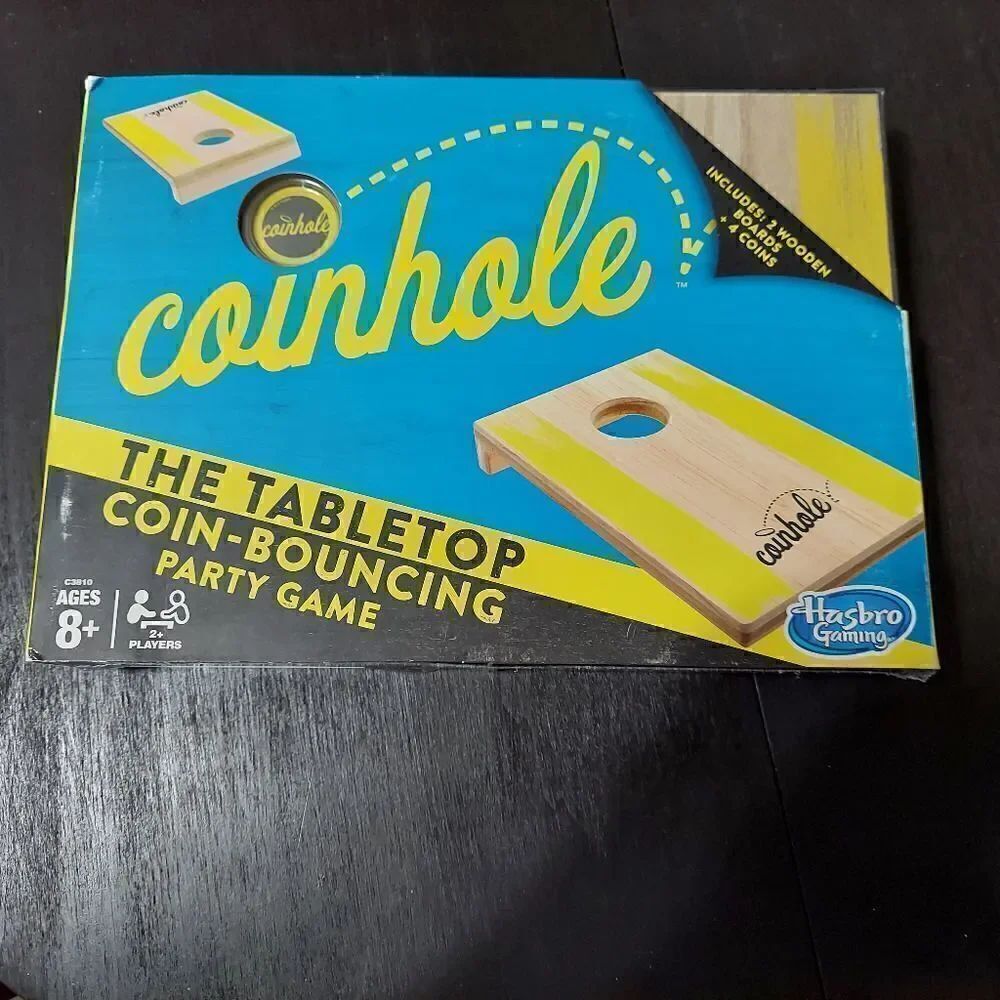 coinhole It's the tabletop coin-bouncing party